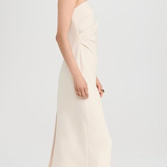 Vince Cream Strapless Midi Dress - Picture 5 of 9